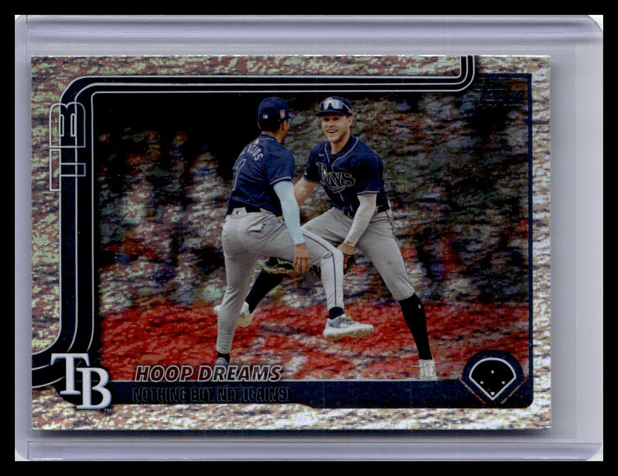 2025 Topps #291 Hoop Dreams: Nothing But Net (Gains) Sandglitter