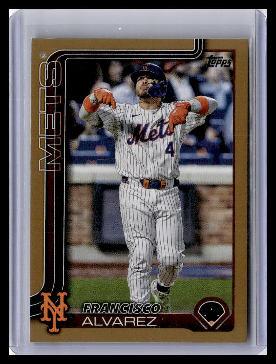 2025 Topps #171 Francisco Alvarez Gold #/2025