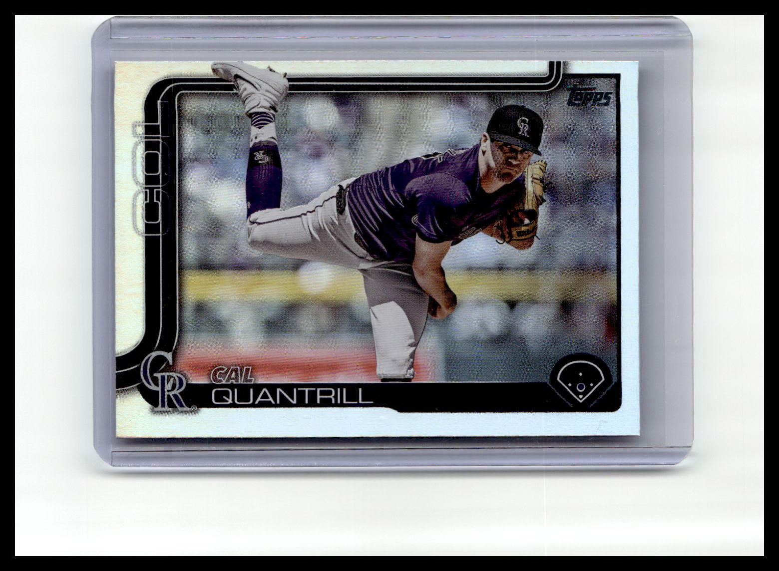 2025 Topps #301 Cal Quantrill Rainbow Foil