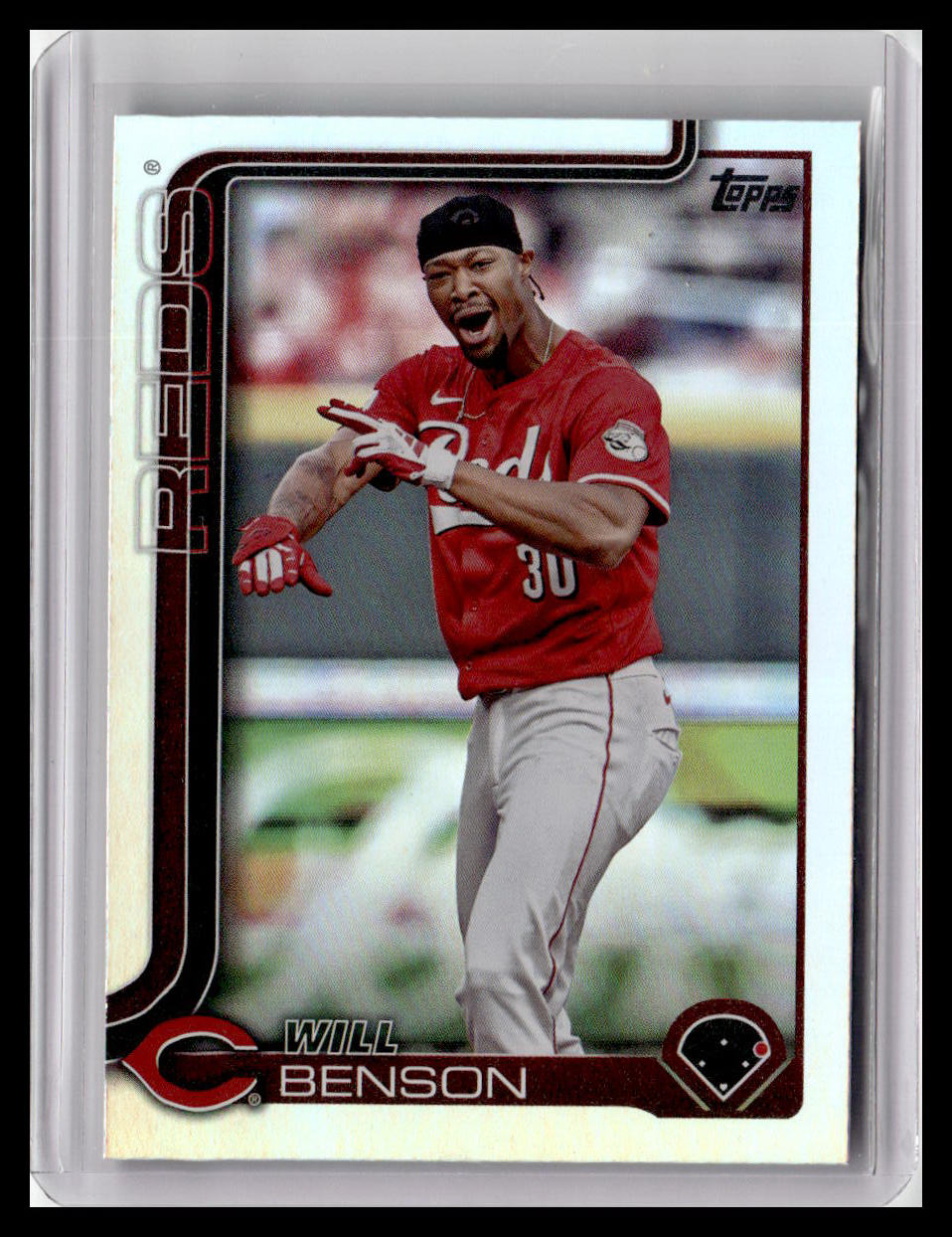 2025 Topps #52 Will Benson Rainbow Foil