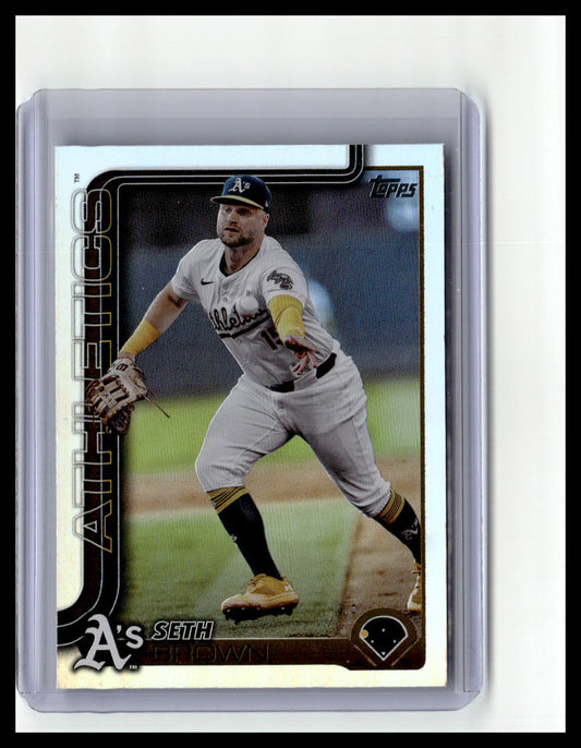 2025 Topps #8 Seth Brown Rainbow Foil