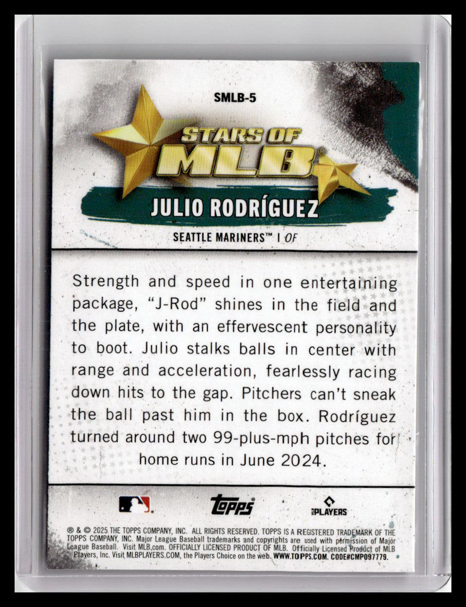 2025 Topps #SMLB-5 Julio Rodriguez Stars of MLB
