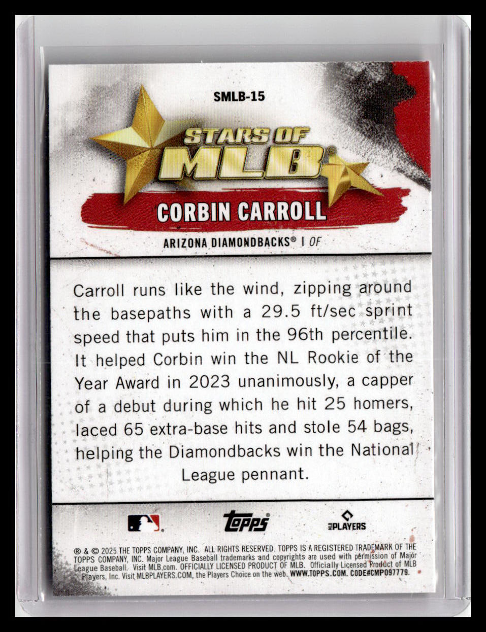 2025 Topps #SMLB-15 Corbin Carroll Stars of MLB