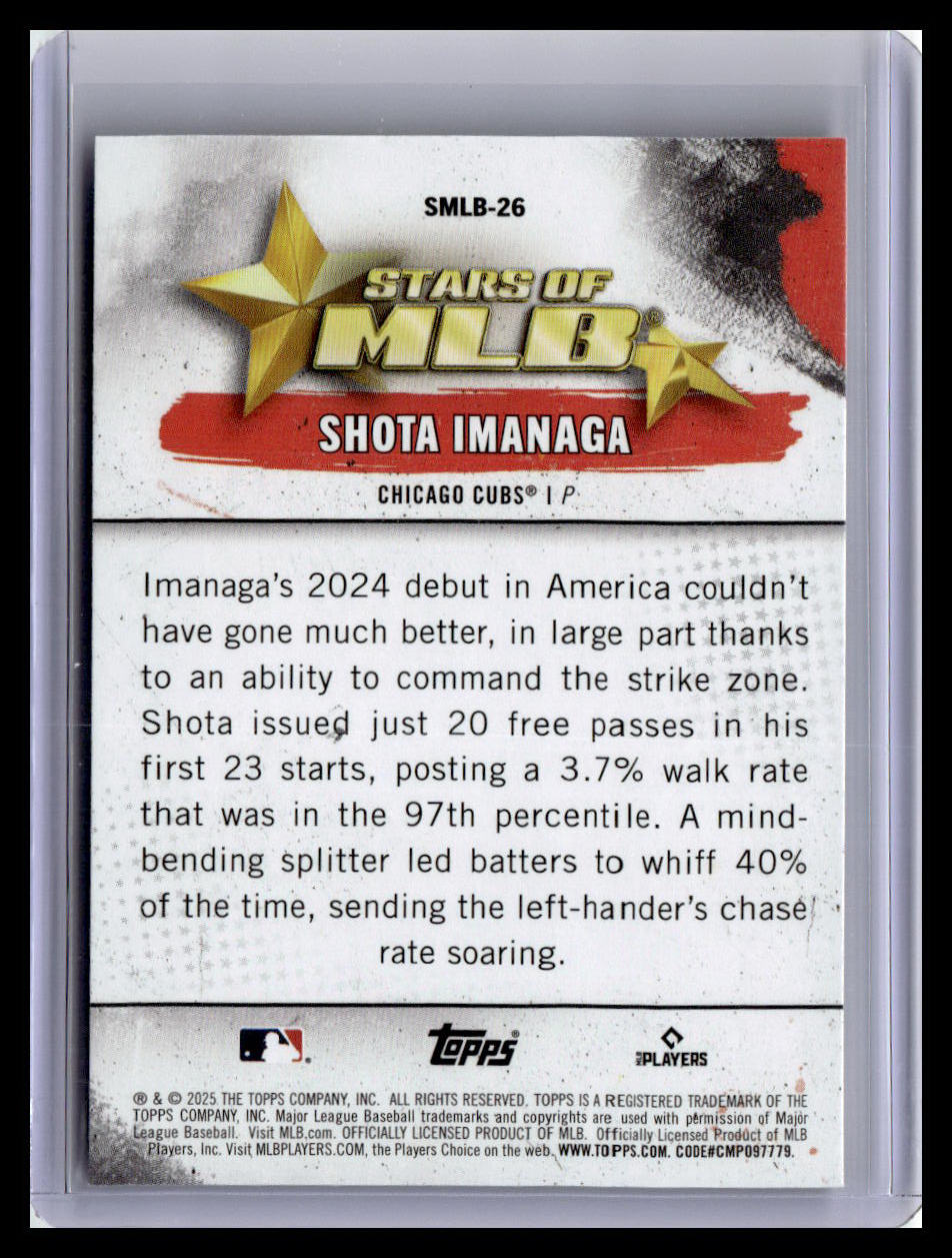 2025 Topps #SMLB-26 Shota Imanaga Stars of MLB