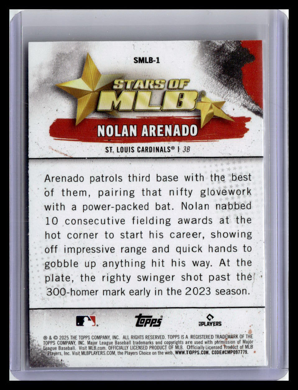 2025 Topps #SMLB-1 Nolan Arenado Stars of MLB