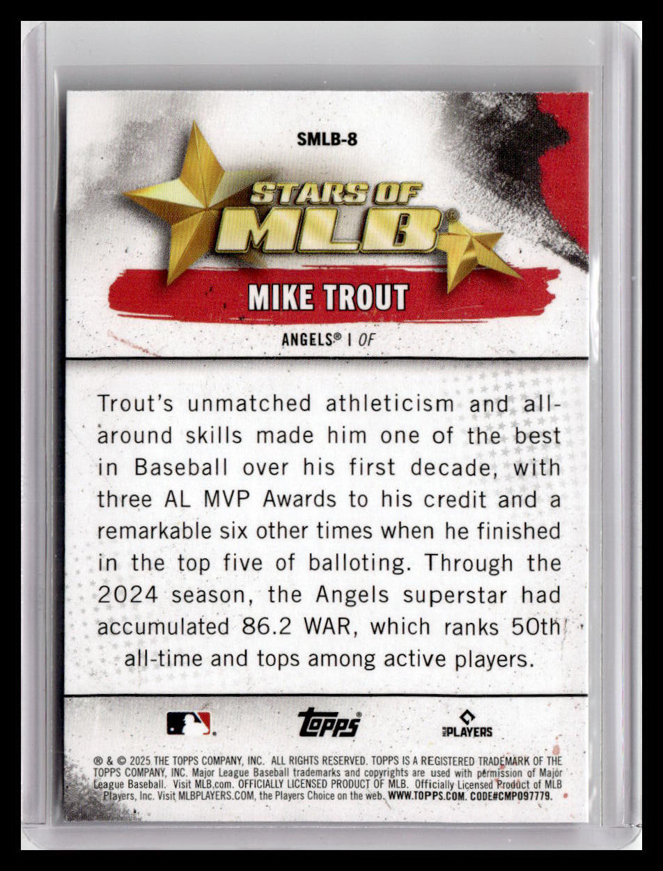 2025 Topps #SMLB-8 Mike Trout Stars of MLB