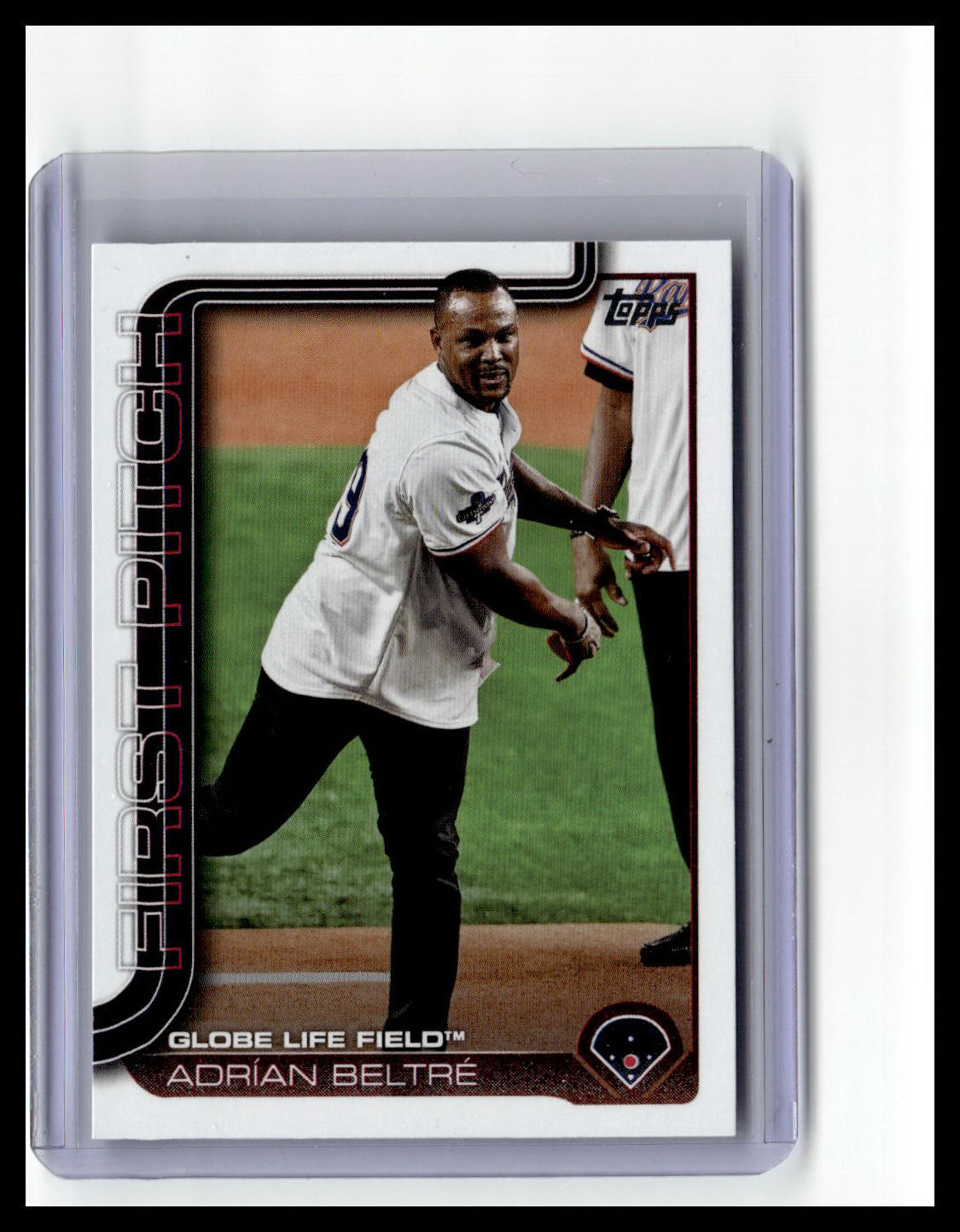 2025 Topps #FP-8 Adrián Beltré First Pitch (Series One)