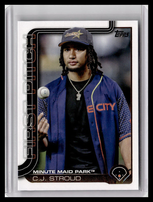 2025 Topps #FP-10 C.J. Stroud First Pitch (Series One)