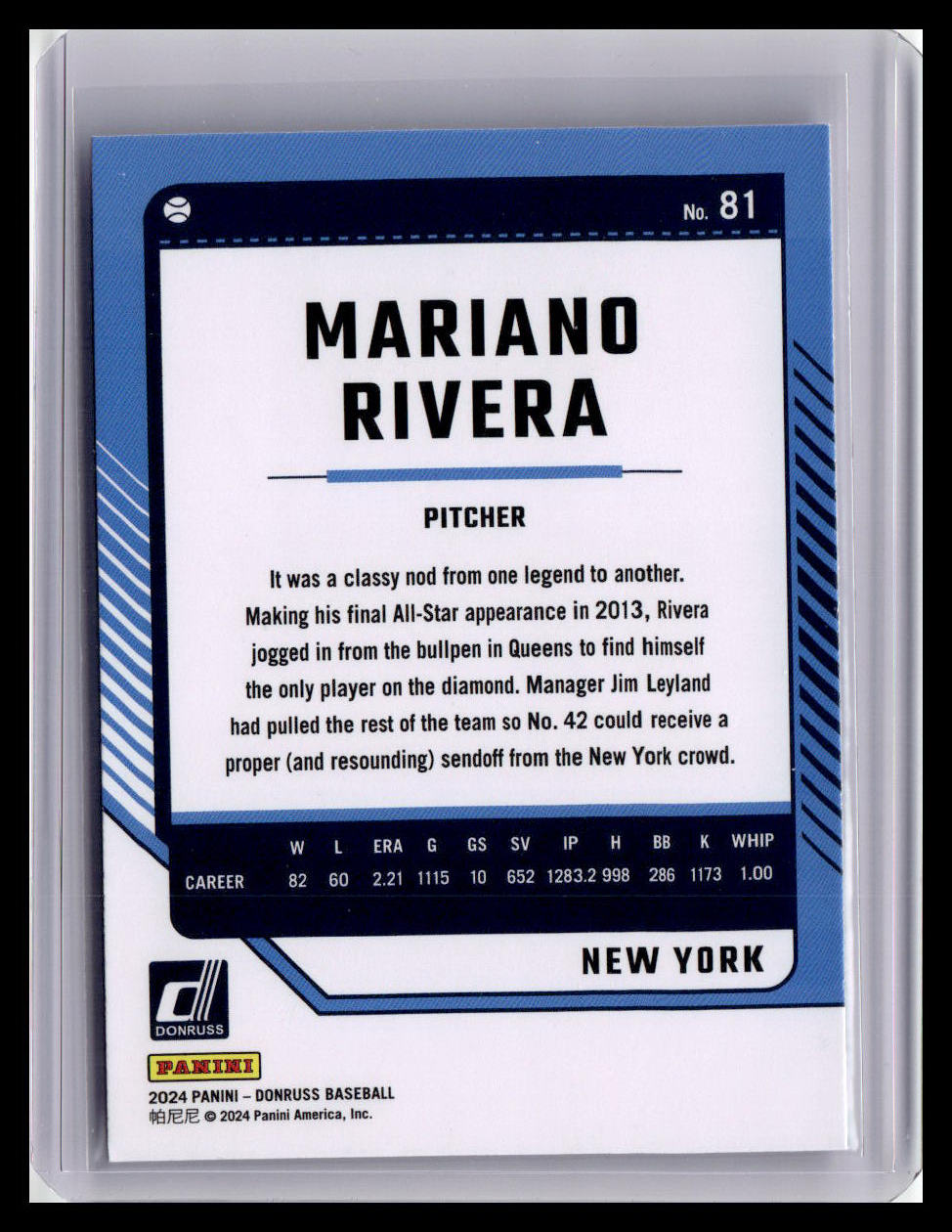 2024 Donruss #81 Mariano Rivera