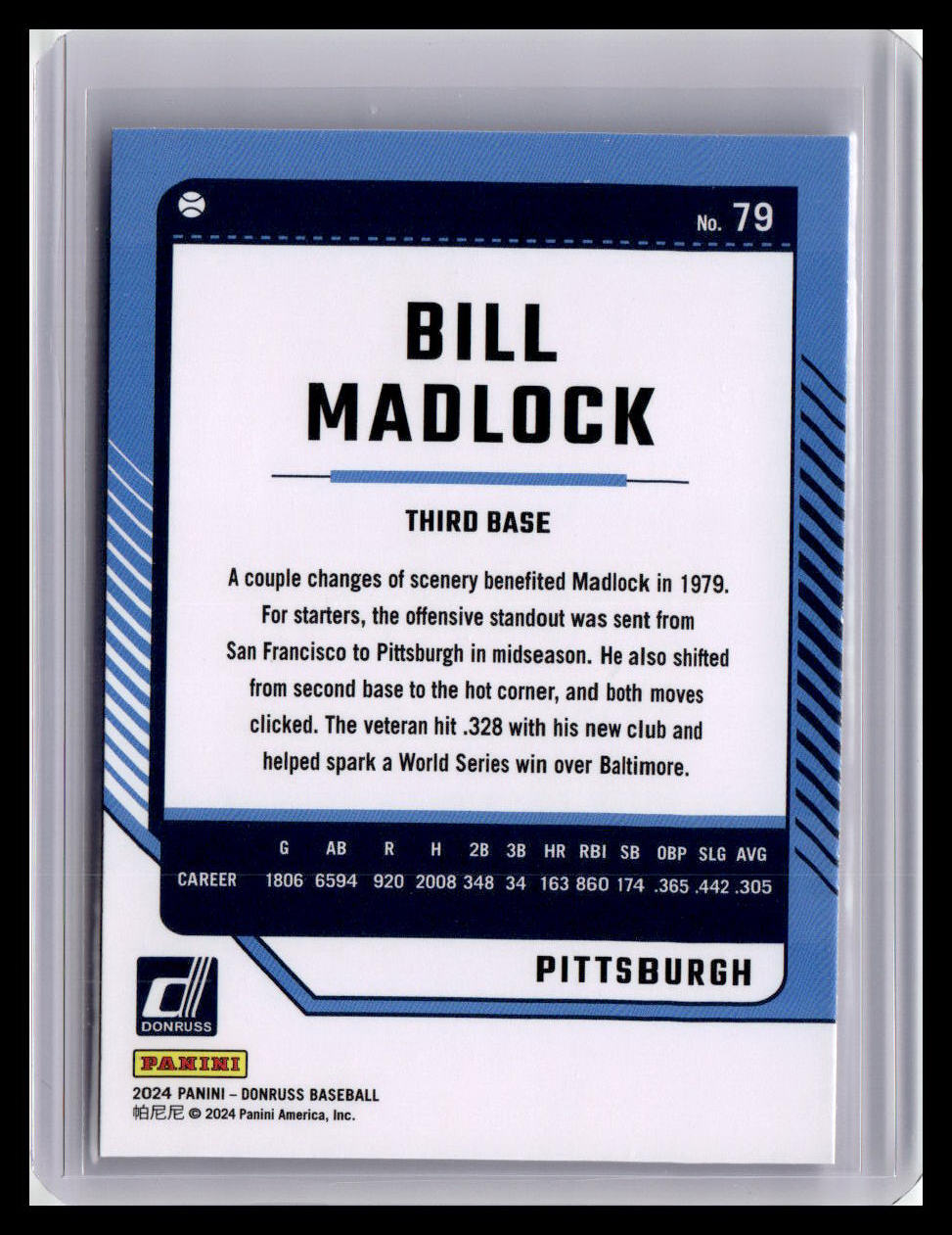 2024 Donruss #79 Bill Madlock