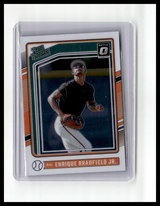 2024 Donruss #150 Enrique Bradfield Jr. Optic Rated Prospect