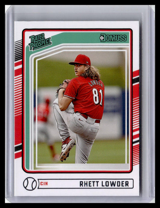 2024 Donruss #166 Rhett Lowder Rated Prospect