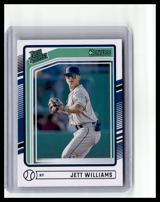 2024 Donruss #158 Jett Williams Rated Prospect