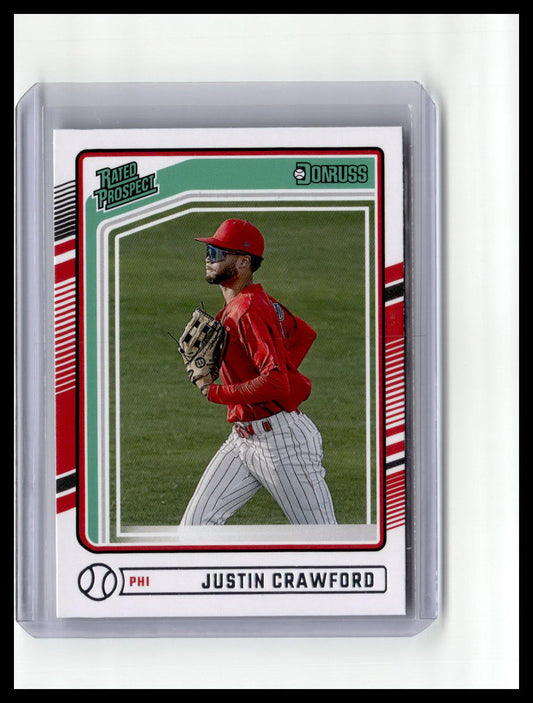 2024 Donruss #164 Justin Crawford Rated Prospect