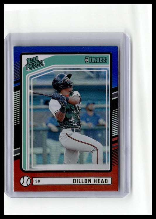 2024 Donruss #178 Dillon Head Red and Blue