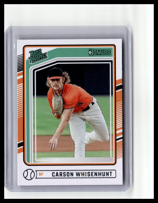 2024 Donruss #155 Carson Whisenhunt Rated Prospect