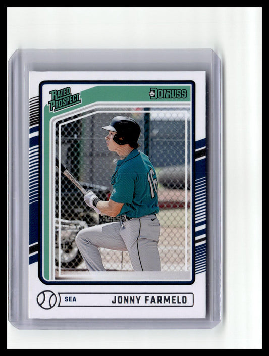 2024 Donruss #156 Jonny Farmelo Rated Prospect
