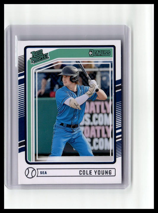 2024 Donruss #139 Cole Young Rated Prospect