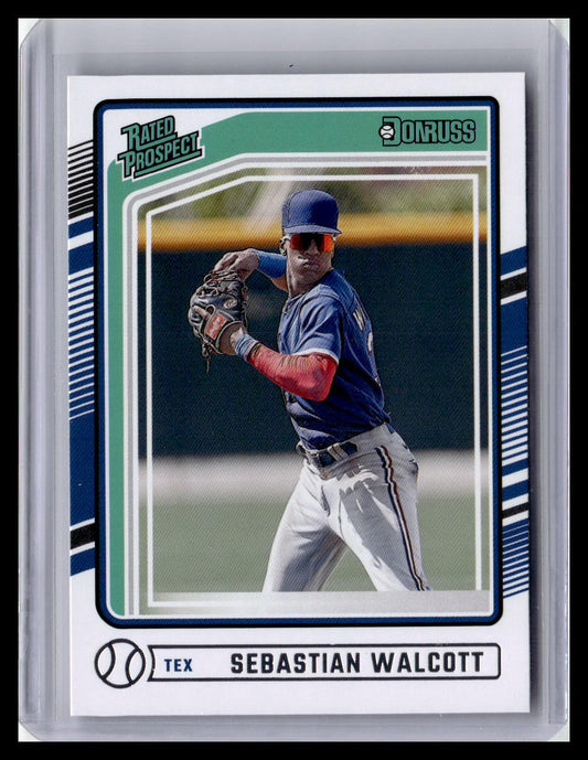 2024 Donruss #160 Sebastian Walcott Rated Prospect