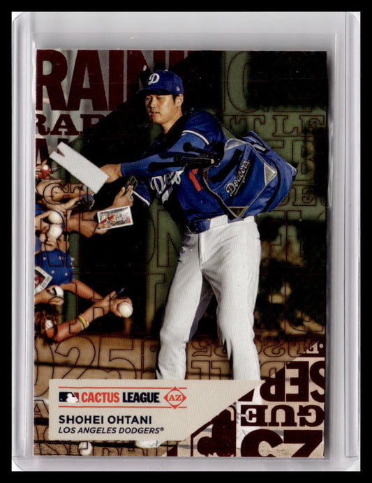 2025 Topps #TG-10 Shohei Ohtani Training Grounds