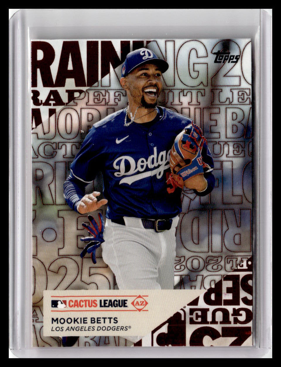 2025 Topps #TG-17 Mookie Betts Training Grounds