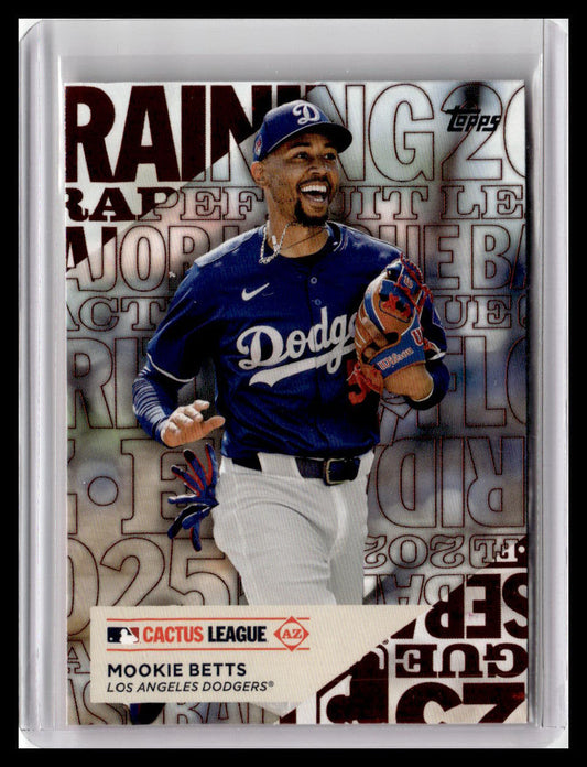 2025 Topps #TG-17 Mookie Betts Training Grounds