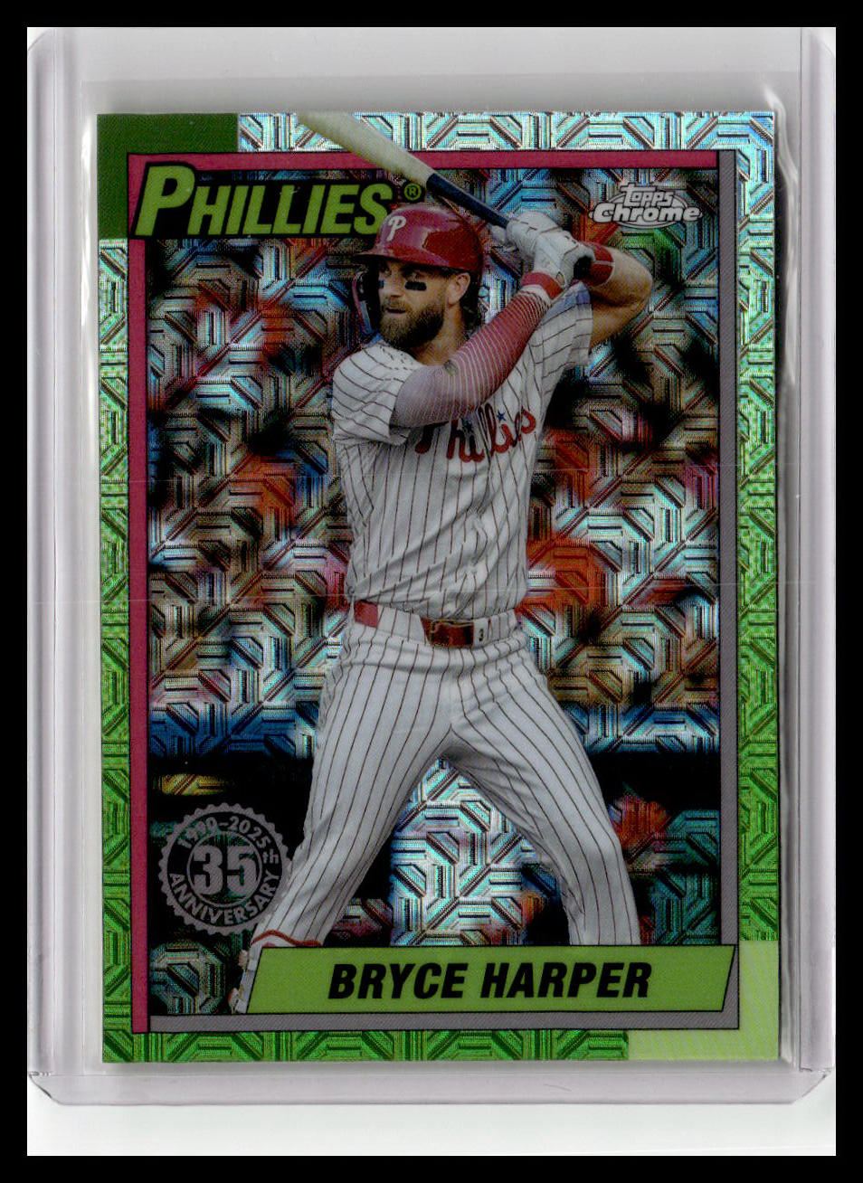 2025 Topps #T90C-14 Bryce Harper 1990 Topps Baseball 35th Anniversary Chrome