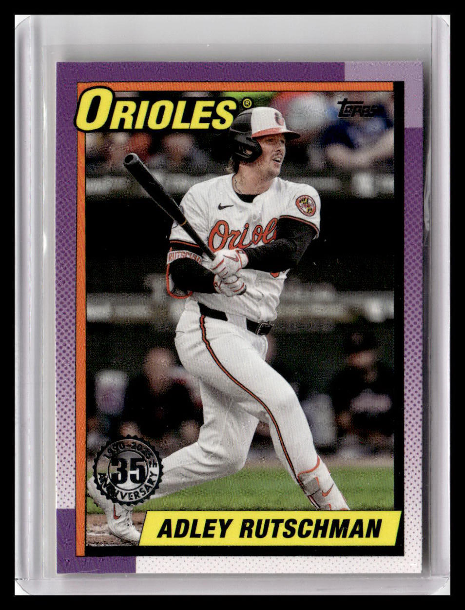 2025 Topps #T90-53 Adley Rutschman 1990 Topps Baseball 35th Anniversary