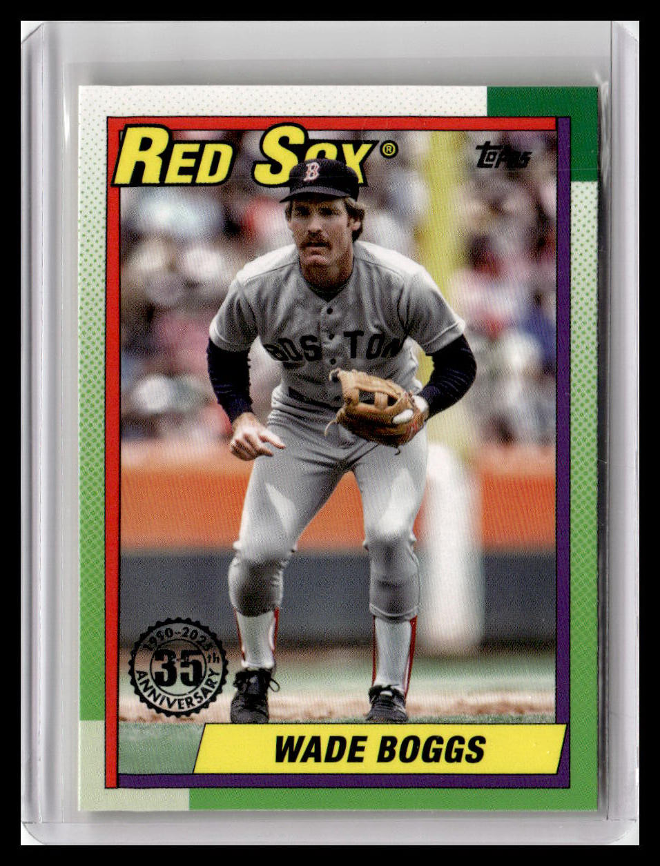 2025 Topps #T90-7 Wade Boggs 1990 Topps Baseball 35th Anniversary (Series 1)
