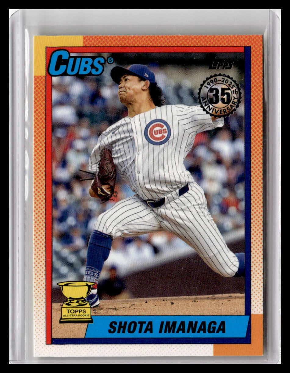 2025 Topps #T90-85 Shota Imanaga 1990 Topps Baseball 35th Anniversary (Series 1)