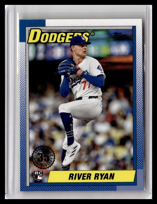 2025 Topps #T90-49 River Ryan 1990 Topps Baseball 35th Anniversary (Series 1)
