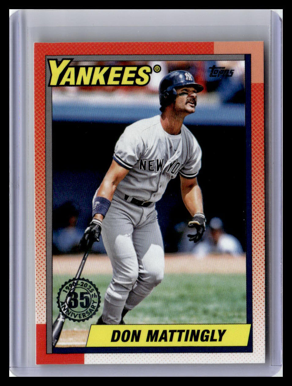 2025 Topps #T90-65 Don Mattingly 1990 Topps Baseball 35th Anniversary (Series 1)