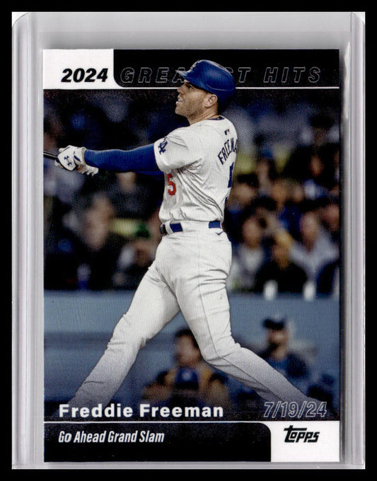 2025 Topps #GH-10 Freddie Freeman 2024 Greatest Hits