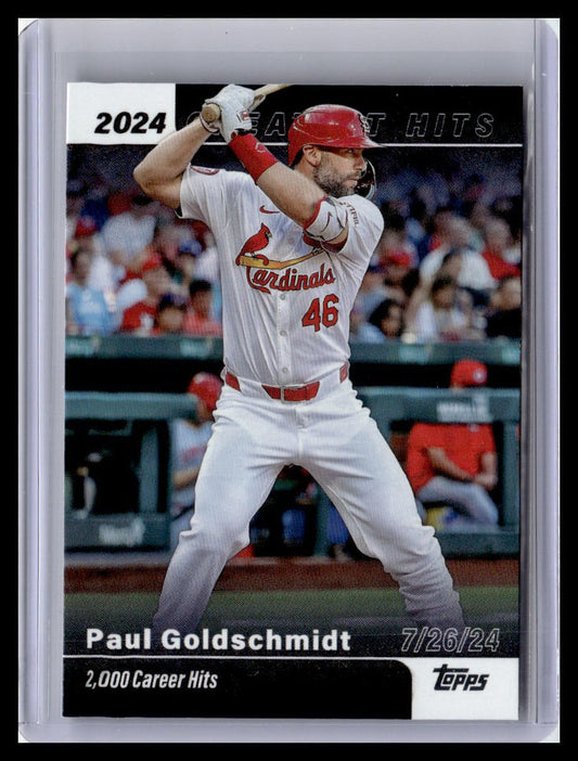 2025 Topps #GH-21 Paul Goldschmidt 2024 Greatest Hits