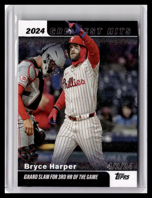 2025 Topps #GH-3 Bryce Harper 2024 Greatest Hits
