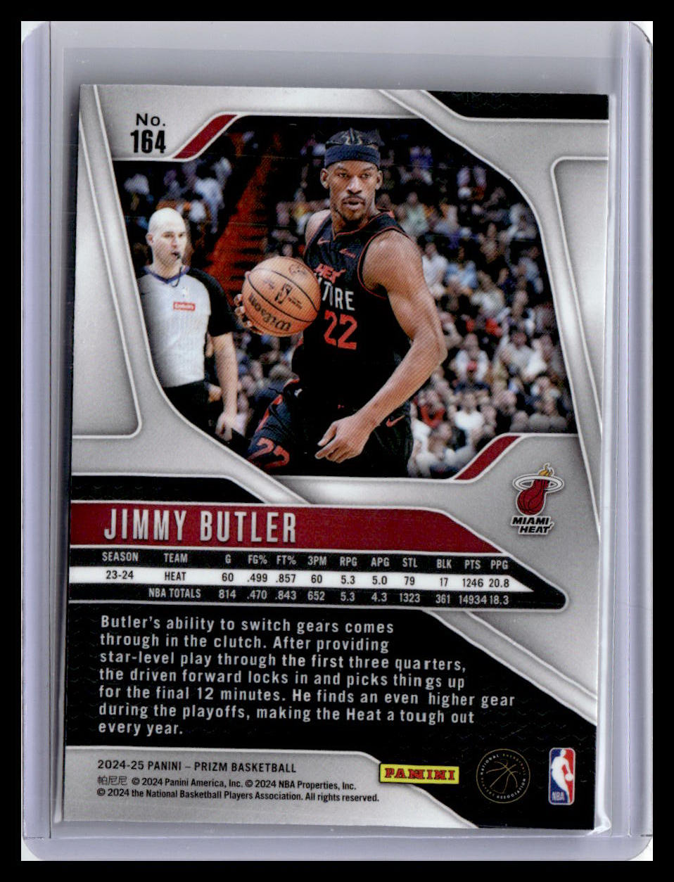 2024-25 Panini Prizm #164 Jimmy Butler