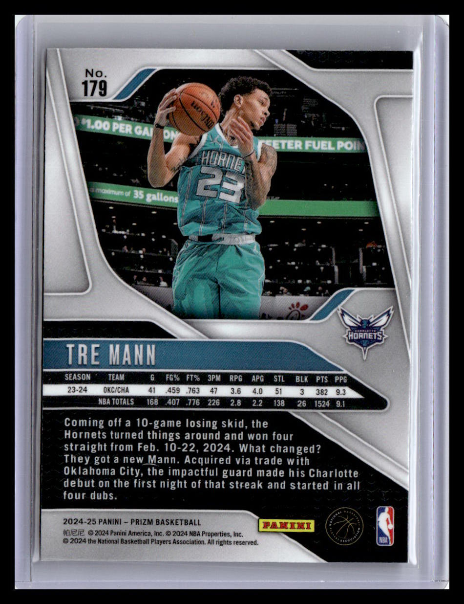 2024-25 Panini Prizm #179 Tre Mann