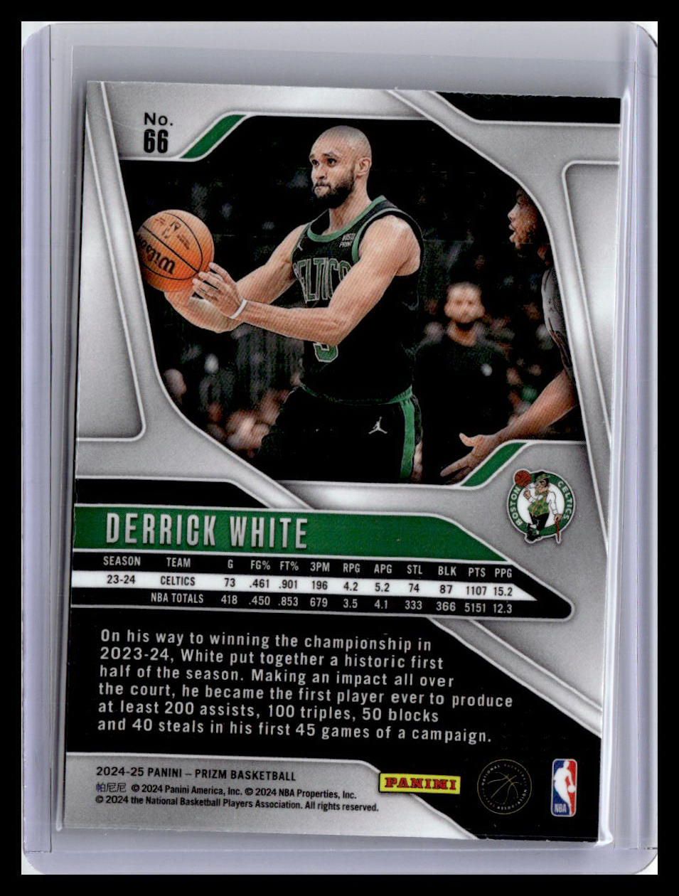 2024-25 Panini Prizm #66 Derrick White