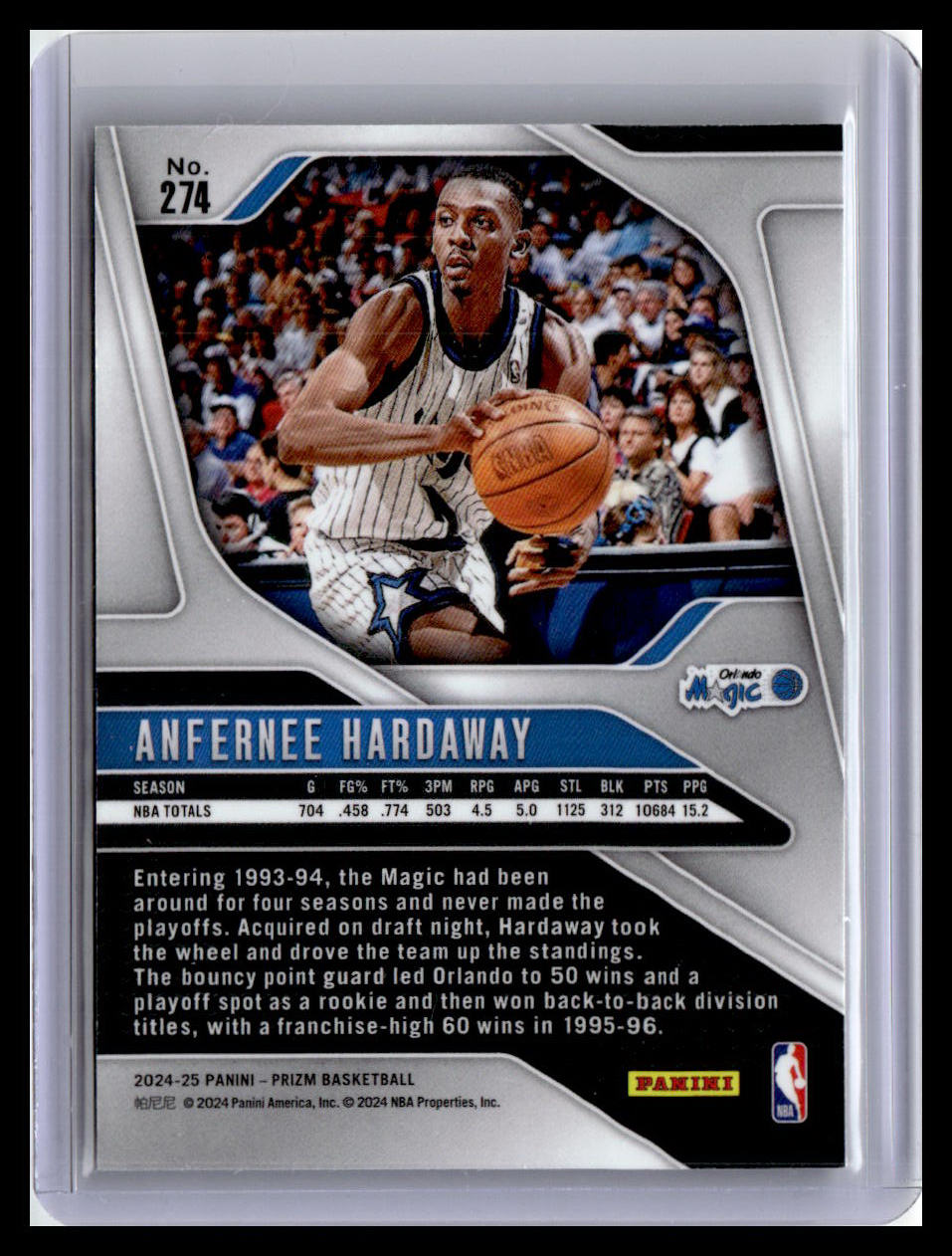 2024-25 Panini Prizm #274 Anfernee Hardaway
