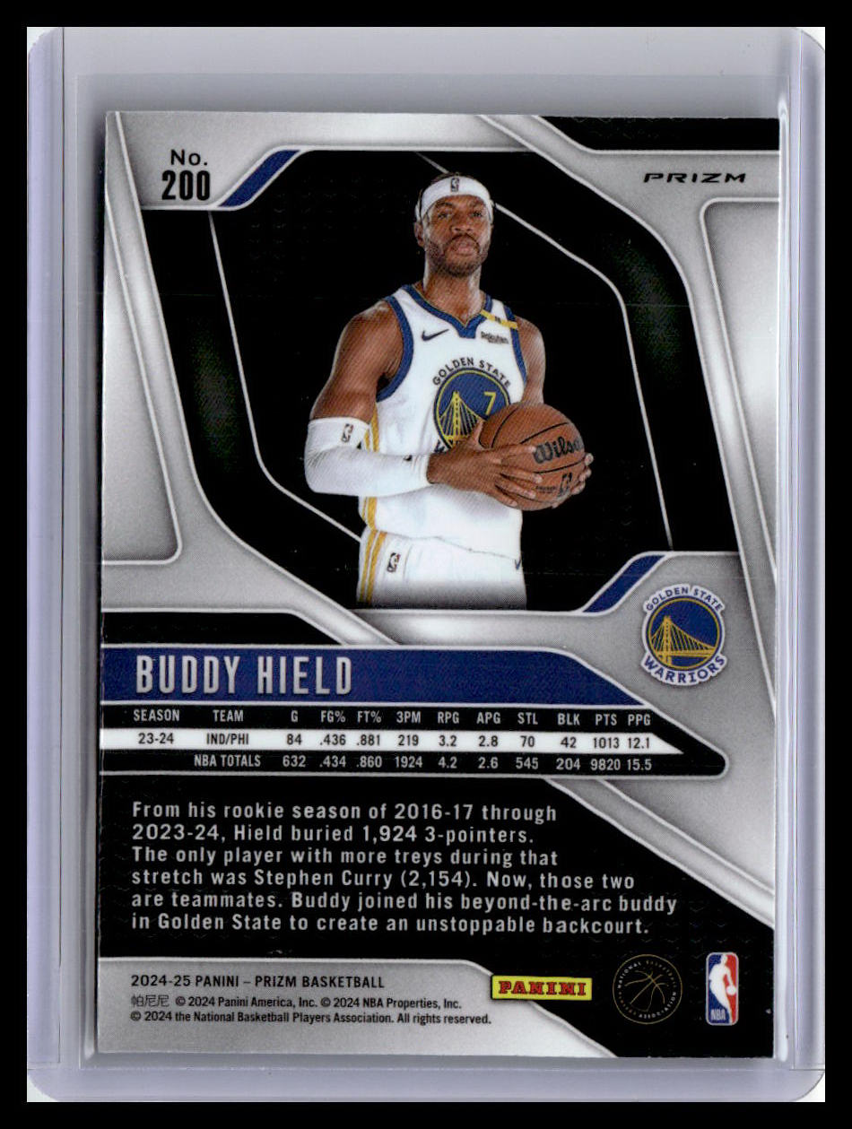 2024-25 Panini Prizm #200 Buddy Hield Green Prizm