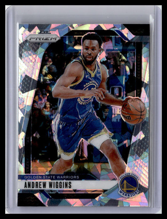 2024-25 Panini Prizm #19 Andrew Wiggins Cracked Ice Prizm