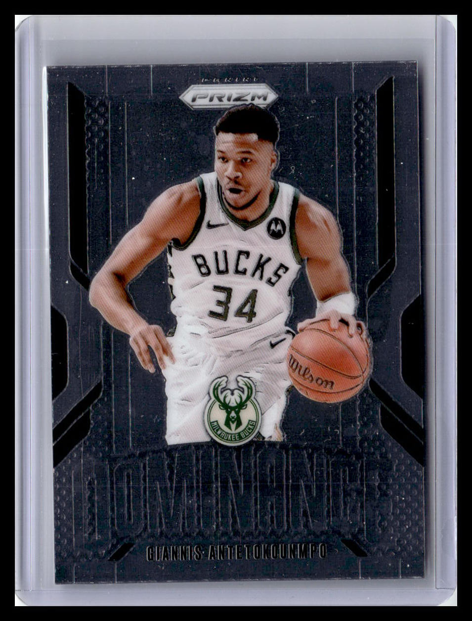 2024-25 Panini Prizm #4 Giannis Antetokounmpo Dominance