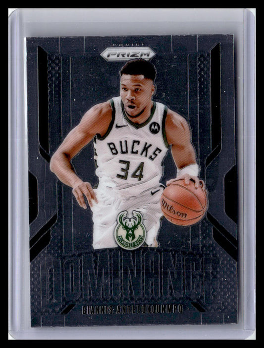 2024-25 Panini Prizm #4 Giannis Antetokounmpo Dominance