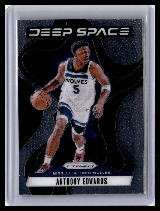 2024-25 Panini Prizm #3 Anthony Edwards Deep Space