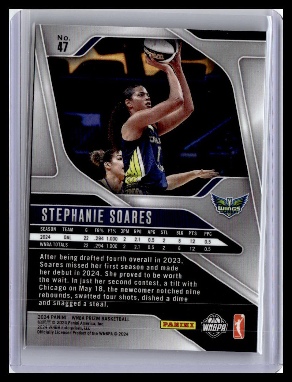 2024 Panini Prizm WNBA #47 Stephanie Soares