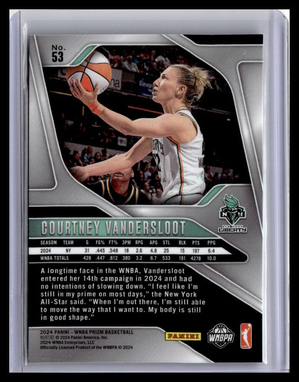 2024 Panini Prizm WNBA #53 Courtney Vandersloot