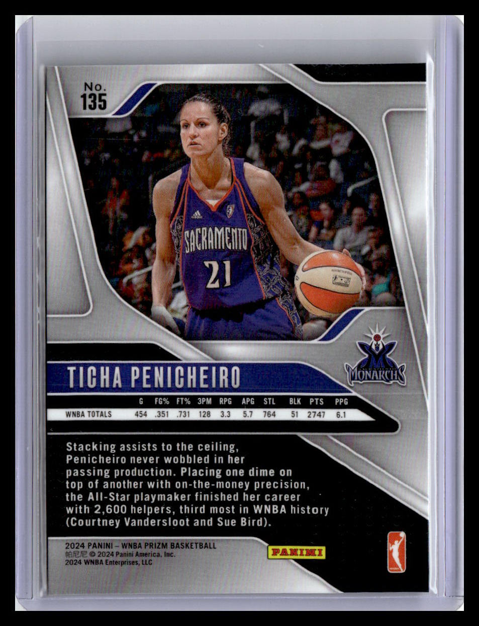 2024 Panini Prizm WNBA #135 Ticha Penicheiro