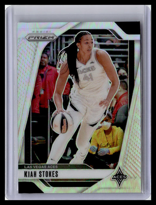 2024 Panini Prizm WNBA #122 Kiah Stokes Silver Prizm