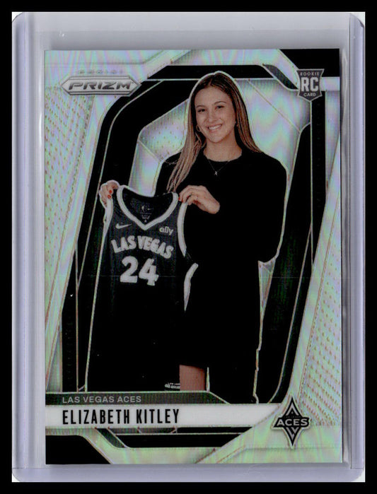 2024 Panini Prizm WNBA #140 Elizabeth Kitley Silver Prizms (RC)