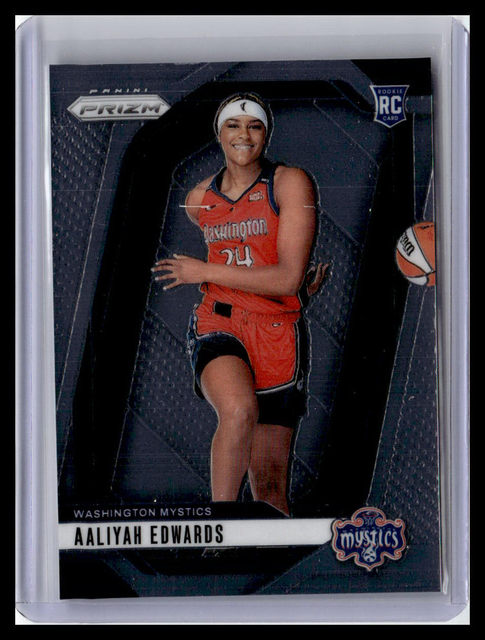 2024 Panini Prizm WNBA #142 Aaliyah Edwards (RC)